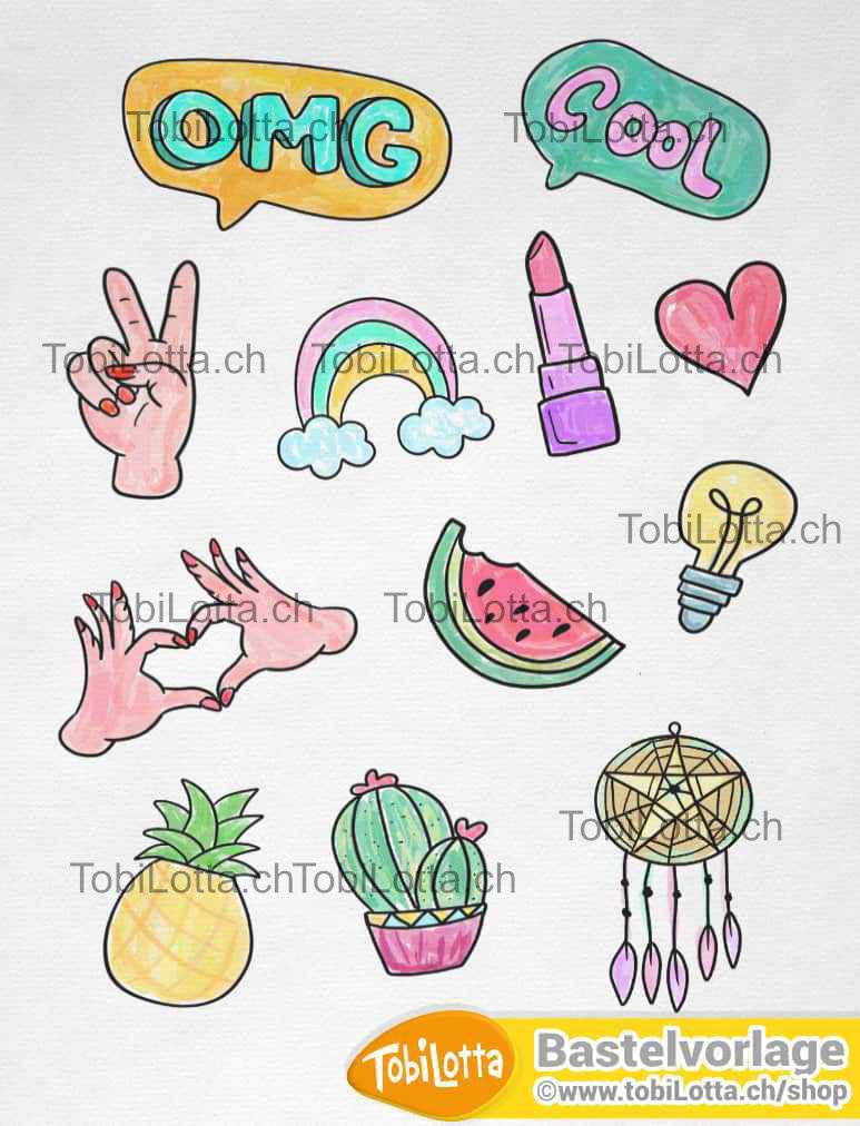 86867-Sticker-zum-ausdrucken pdf sticker schulhefte teenager etsy kawaii coole sticker 4-Bastelvorlagen-Schulmaterial-Kindergarten-Bastelideen-Badges-Labels-Sticker-diy-2-TobiLotta-