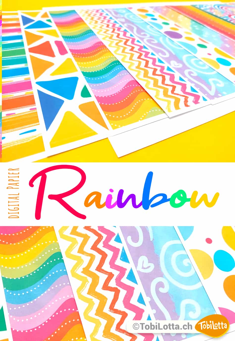 Digitales-Papier-REGENBOGEN-download-herunterladen-scrapbooking-lesezeichen-basteln-origami-papier