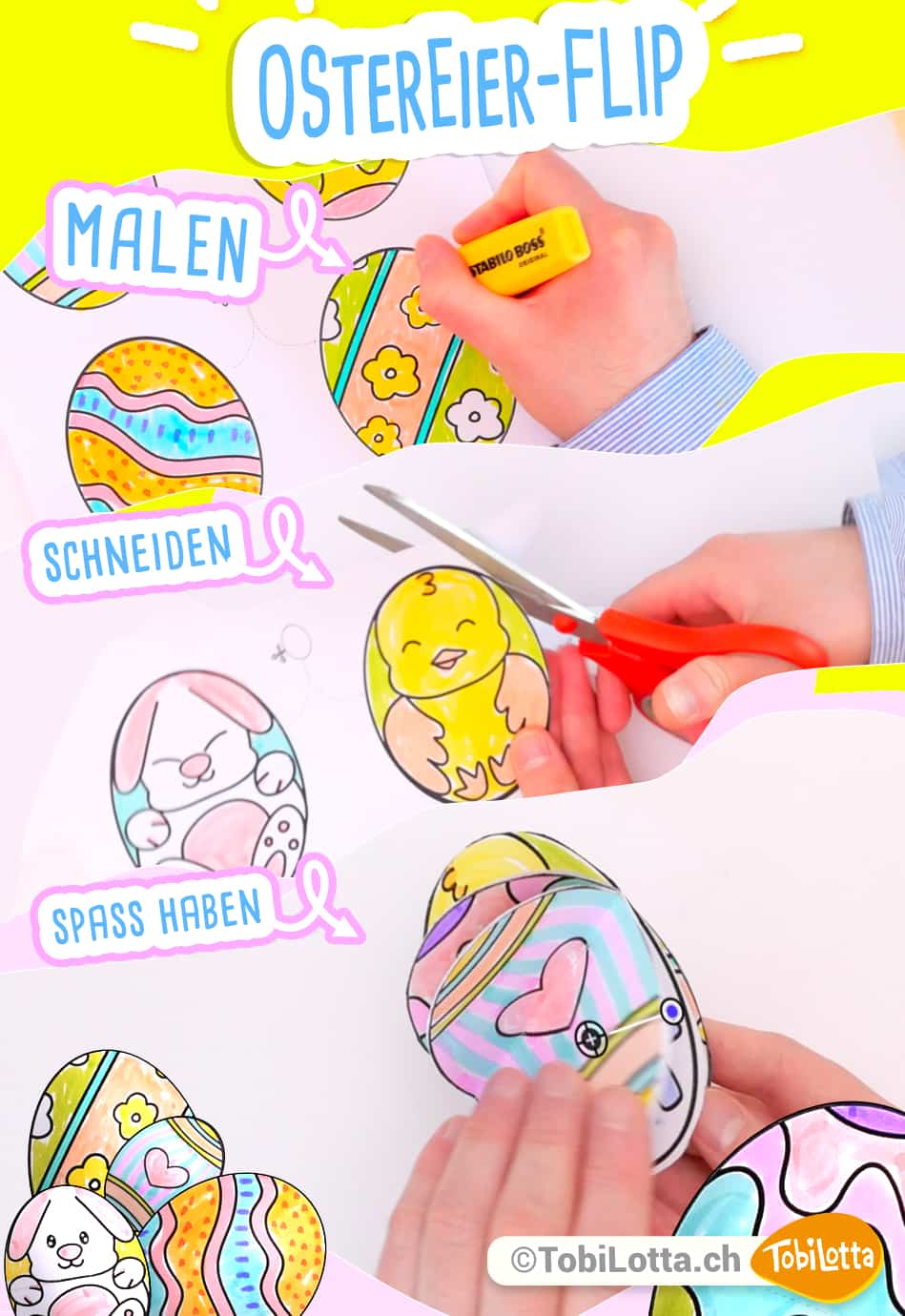 Ostereier-Flip-Spiel-diy-ostergeschenke-basteln-Ostereier-malen-Ostern-vorlage-pdf-zum-ausdrucken-kinder-spiele-selber-machen-oster-basteln-mit-papier osterspiel selber machen