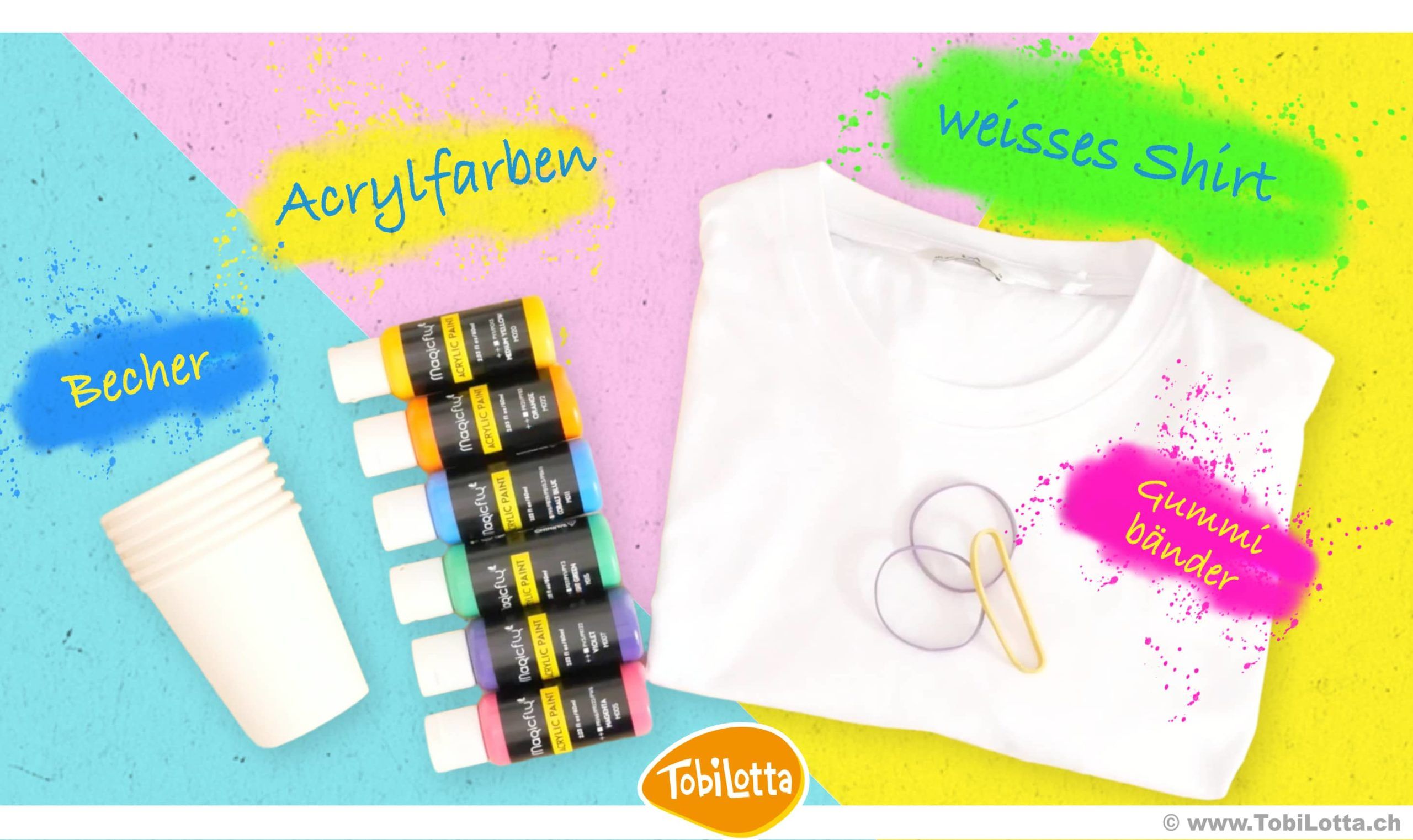 batik tie dye acrylfarben tshirt selber machen diy idee sommer tshirt färben mit acrylfarben batik diy 