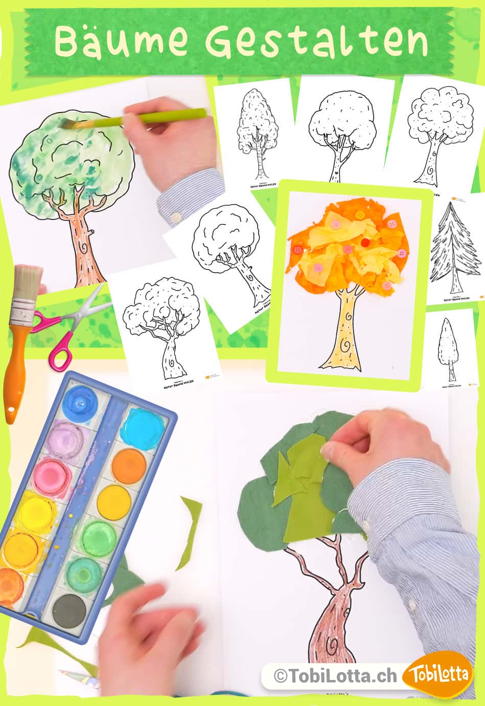 Baeume-malen-Natur-Kunst-gestaltung-schule-vorlage-Thema-Baum-Wiese-Insekten-Natur-Fruehling-Sommer-Herbst-Winter thema achtsamkeit schule thema natur bäume kunstgestaltung schule fördern kreativitätsförderung natur ausflug schule